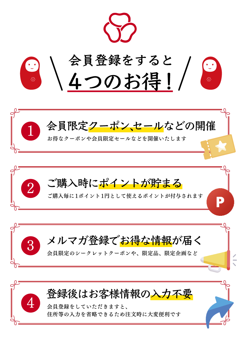 会員登録について"