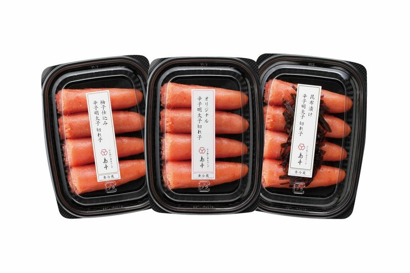 辛子明太子切れ子味くらべ（100g×3味）