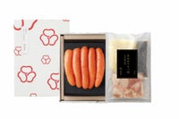 噴火湾 辛子明太子・黒毛和牛もつ鍋九州醤油味詰合せ